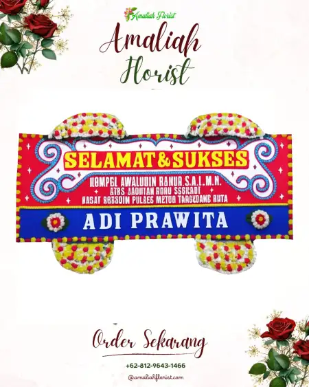 Papan Bunga Ucapan Selamat Aweida